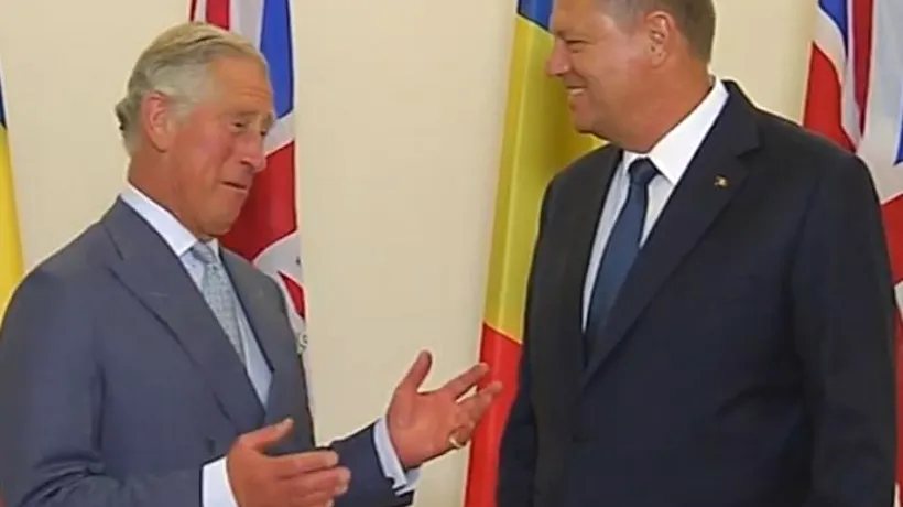 Klaus Iohannis s-a întâlnit cu Prințul Charles la Palatul Cotroceni