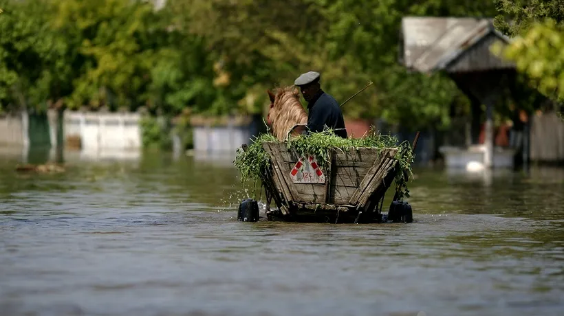 Cod galben de inundații pe râurile mici din toată Moldova