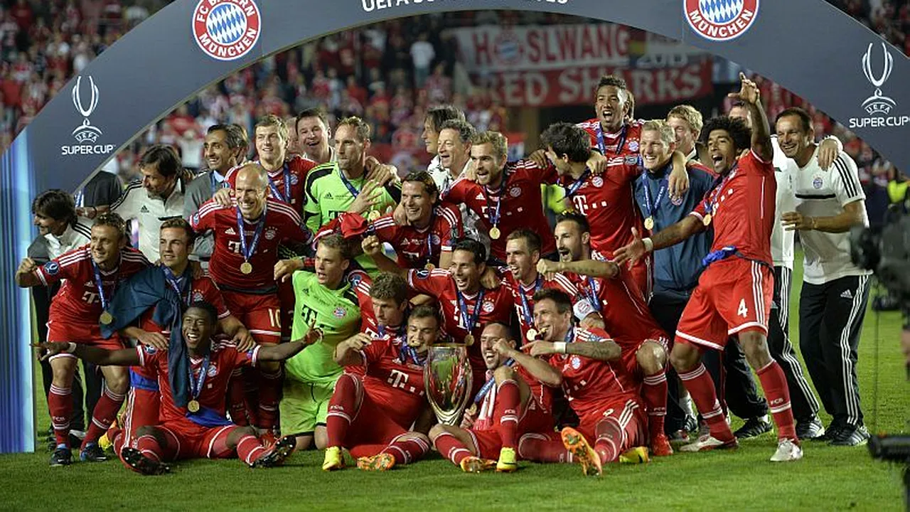 Bayern Munchen a câștigat pentru prima dată Supercupa Europei