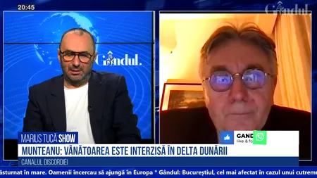 VIDEO | Virgil Munteanu, fost guvernator al Deltei Dunării: „Avem nevoie de o modificare a întregului sistem. Revenirea ecologică este o măsură importantă”
