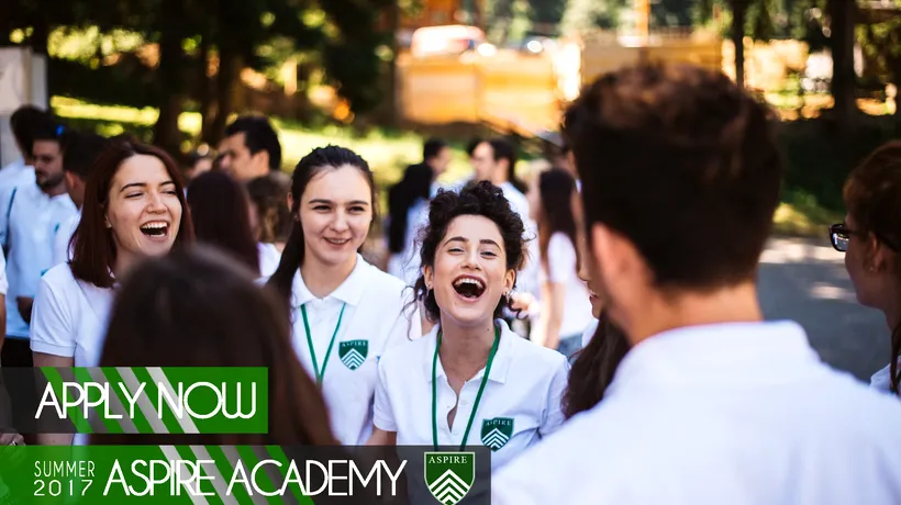 Aspire Academy atrage cei mai talentați tineri din România și de peste hotare. Profesori universitari de la Harvard și Stanford vin să îi îndrume în luna iulie, la Poiana Brașov 