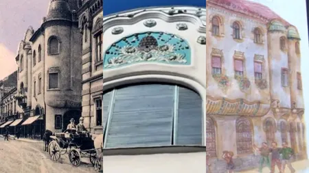 Tot mai mulți turiști vin să vadă clădirea care își schimbă culoarea din Timișoara. Povestea fascinantă a Băncii de Scont