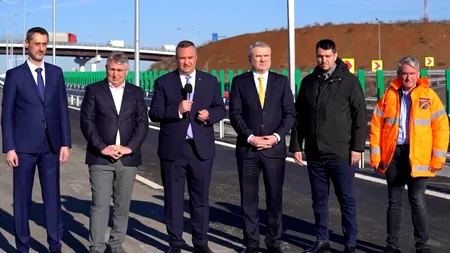 VIDEO | Ciucă și Bode, prezenți pe tronsonul 3 al Drumului expres Craiova-Pitești/ Nicolae Ciucă: Oltenia va fi conectată la coridorul 4 pan-european