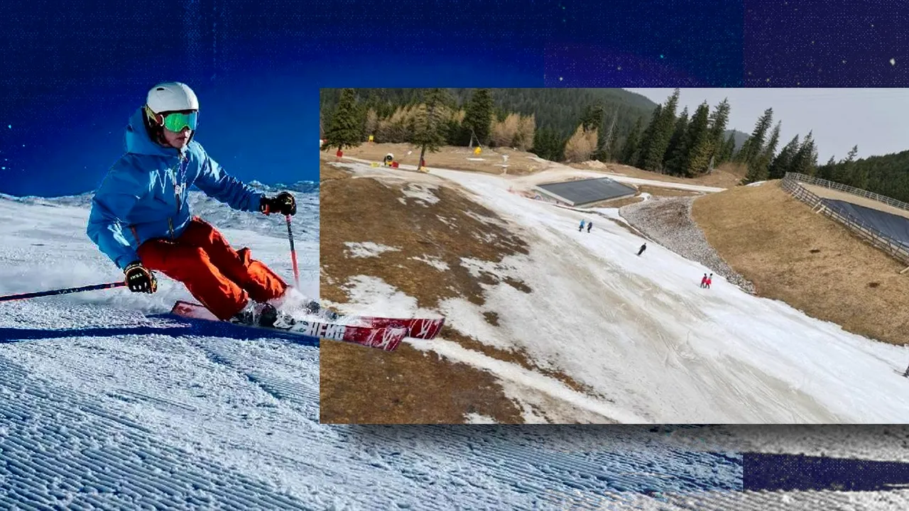 Schiurile-n cui. Poiana Braşov a închis pârtiile. Sezon RECORD