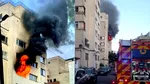 Incendiu puternic într-un bloc din Baia Mare. Două persoane au ajuns la spital și 28 de locatari au fost evacuați