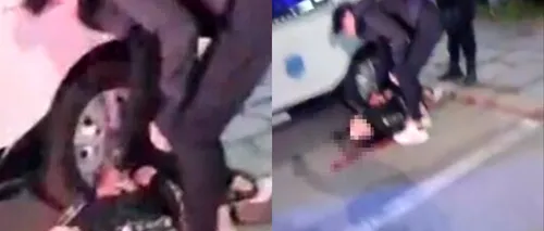 Jandarmii din Brăila, acuzați că au bătut un tânăr. Jandarmeria: „Victima” avea o eșarfă roșie la gât, nu sânge (VIDEO)