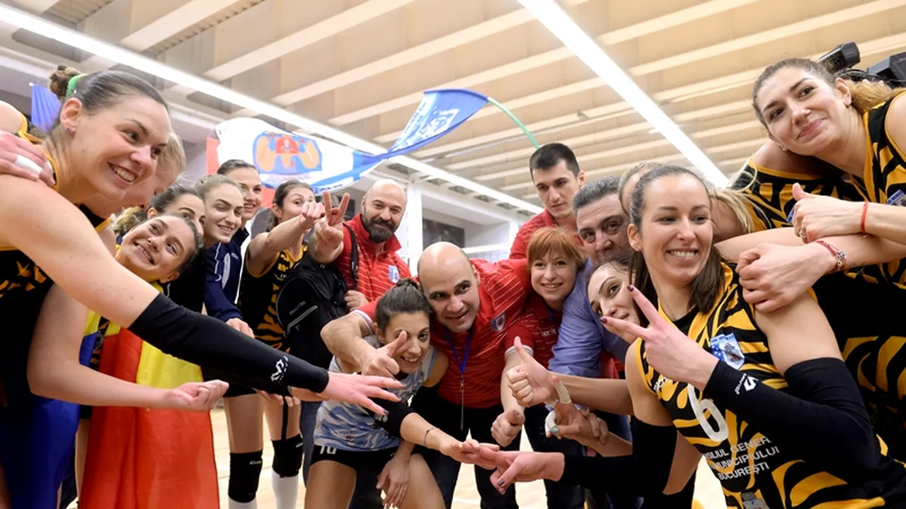 CSM București , prima echipă din România într-o finală de cupă europeană la volei