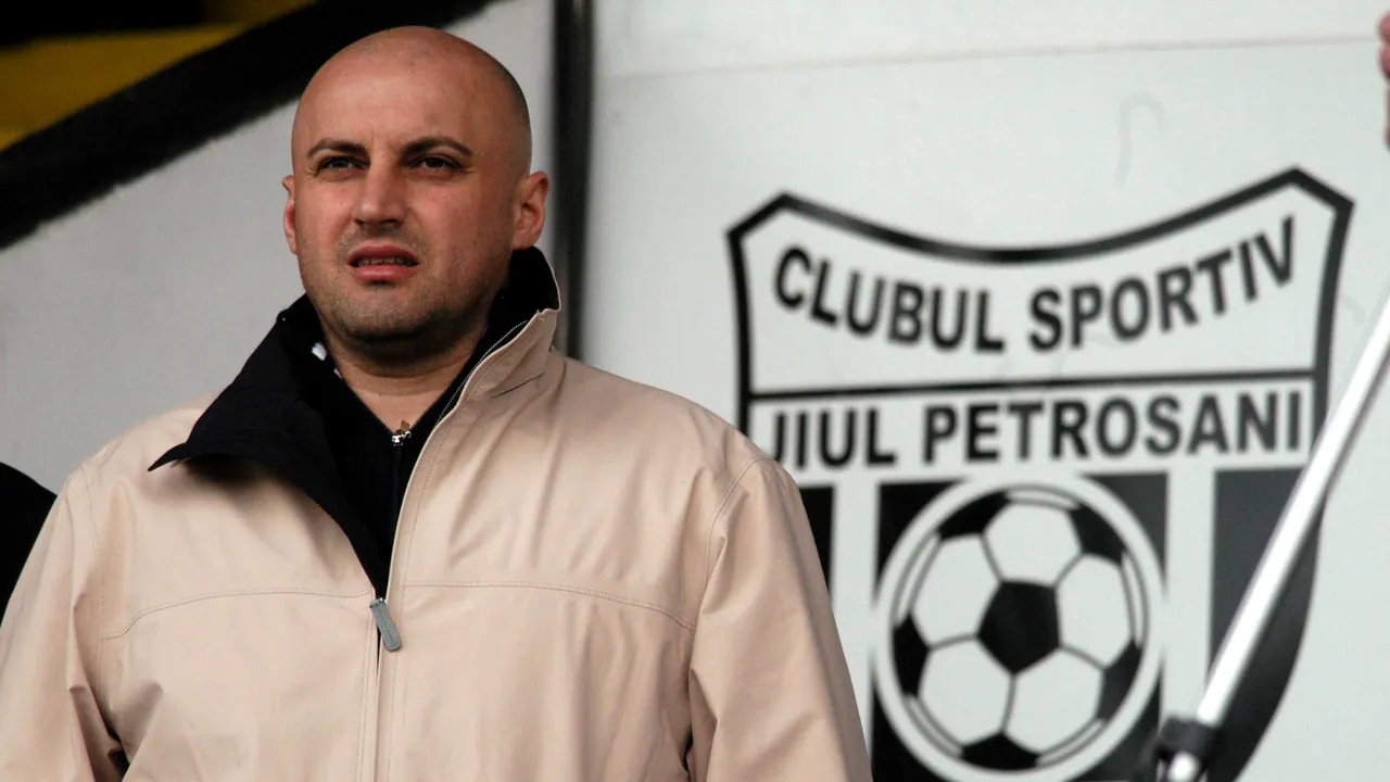 Percheziții la Clubul Sportiv Jiul Petroșani, în biroul omului de afaceri Alin Simota