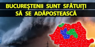 <span style='background-color: #379fef; color: #fff; ' class='highlight text-uppercase'>METEO</span> Meteorologii ACCUWEATHER anunță că vremea se schimbă brusc în România. Bucureștenii sunt sfătuiți să se adăpostească