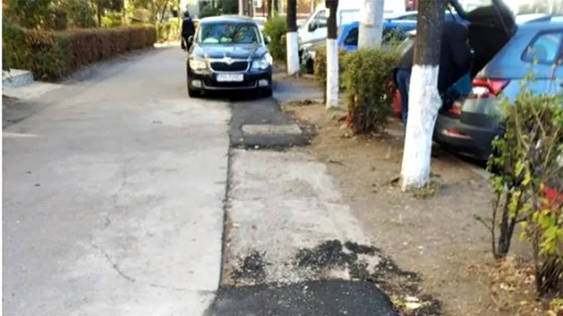 „De mântuială!”. Cum a asfaltat un „DOREL” prahovean această stradă din Ploiești