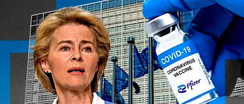Comisia Europeană, chemată în instanță de o publicație americană. MĂRUL DISCORDIEI, SMS-urile dintre Ursula von der Leyen și directorul Pfizer, în cea mai mare achiziție de vaccinuri anti-COVID