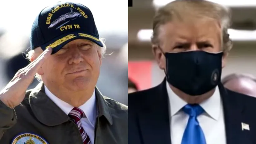 8 ȘTIRI DE LA ORA 8. Donald Trump s-a răzgândit! Președintele SUA poartă, în sfârșit, mască de protecție: „Nu am fost niciodată împotrivă...”