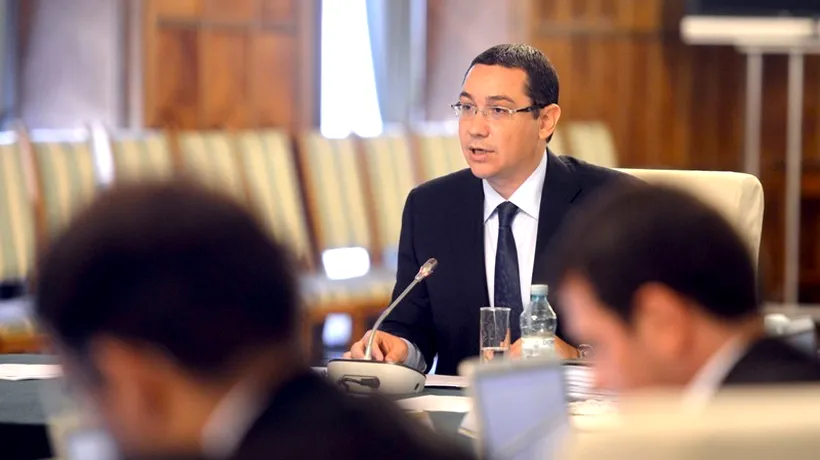Ponta explică indemnizația unor diplomați pensionari: O reparație morală pentru cei umiliți de Boc