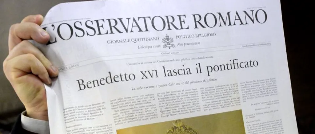 Cine este primul jurnalist care a transmis știrea despre demisia Papei
