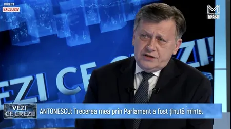 Crin Antonescu spune că nu este „favorizat de sistem”: „Nu voi fi un președinte comod” / Atac la fostul președinte Traian Băsescu