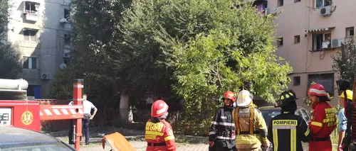 Incendiu în Capitală: Șase persoane au fost evacuate - FOTO / VIDEO 