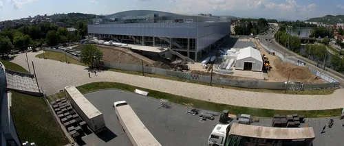 Noua Sală Polivalentă din Cluj-Napoca, finalizată în proporție de 95 la sută. Când ar trebui să fie inaugurată