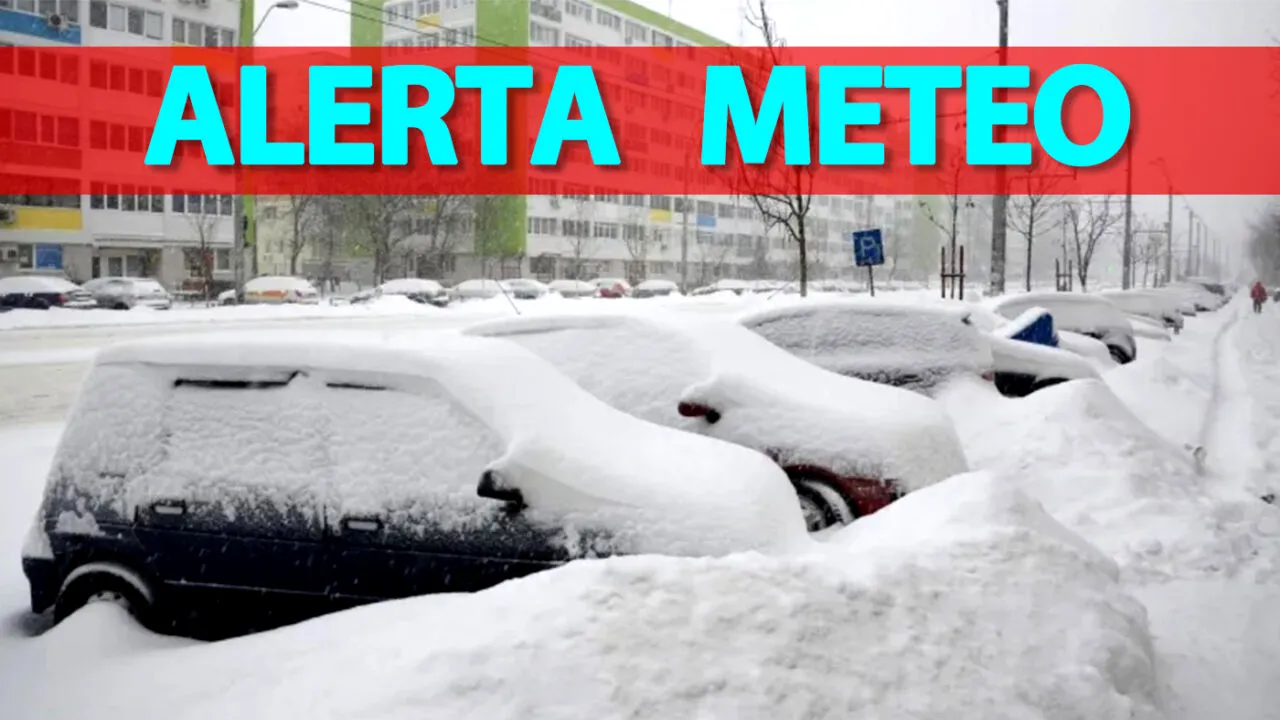 Vortex polar. Alertă de ninsori în România: Strat de zăpadă de 3 cm, potrivit meteorologilor Accuweather