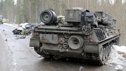 Un civil a murit, după un accident cu un tanc norvegian, în timpul unui exercițiu NATO