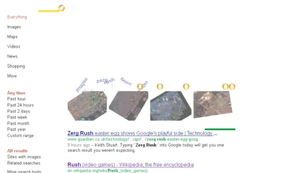 ZERG RUSH de la GOOGLE, jocul-surpriză pregătit utilizatorilor