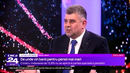 VIDEO | Marcel Ciolacu: „Vor fi pensii care cresc și cu 40%/ Doamna ministru nu a știut să explice foarte bine”