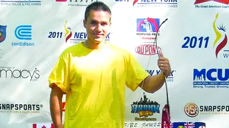 Pompier hunedorean, campion mondial la tir cu arcul