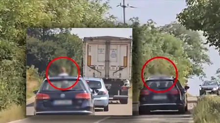 Situație revoltătoare în Botoșani. Un șofer a circulat 30 km în timp ce un copil stătea în picioare pe banchetă, fiind ieșit prin trapa mașinii