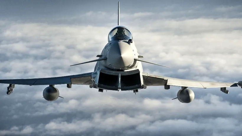 Forțelor Aeriene Regale ale Marii Britanii au trimis celebrele aeronave Typhoon în România