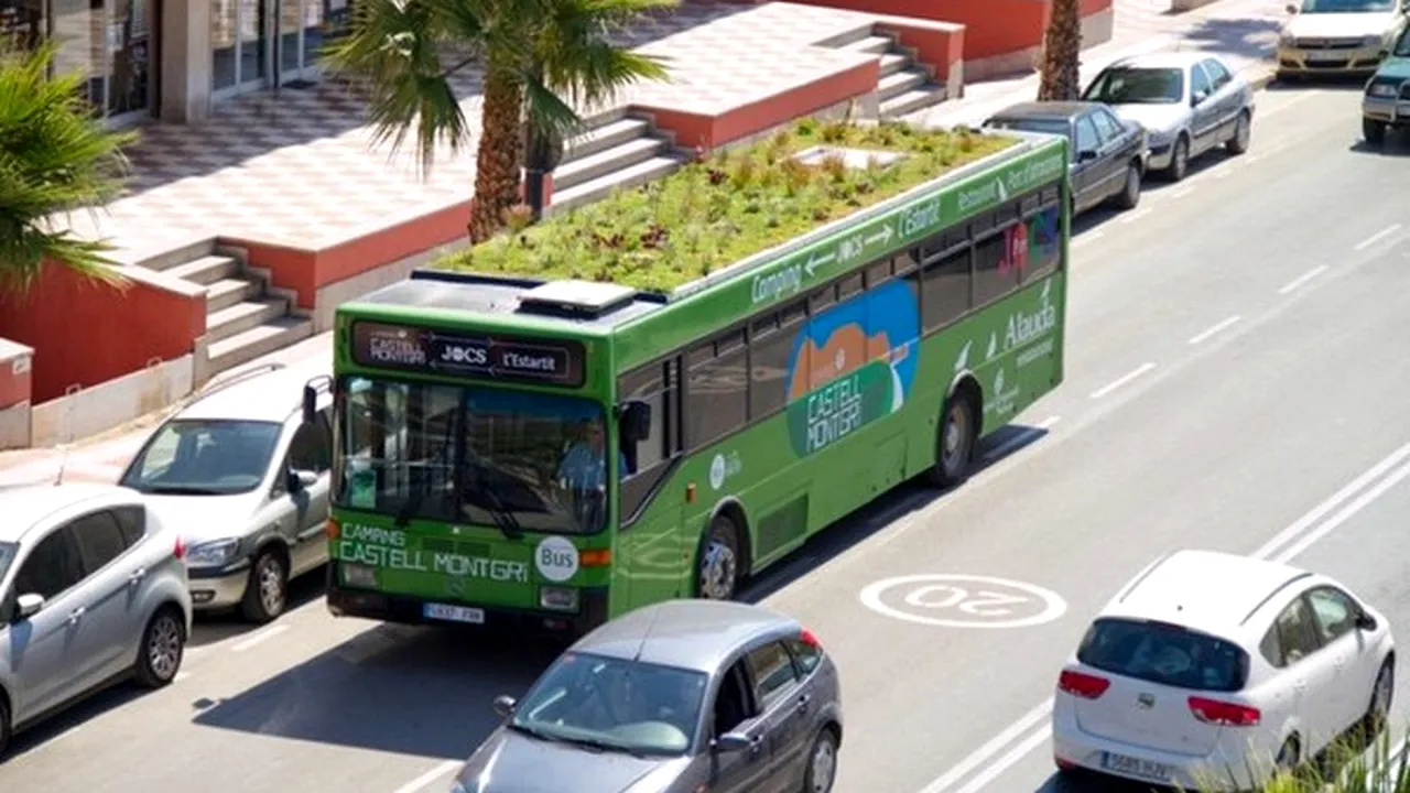 AUTOBUZUL-GRADINĂ: soluția inteligentă găsită de un peisagist. VIDEO
