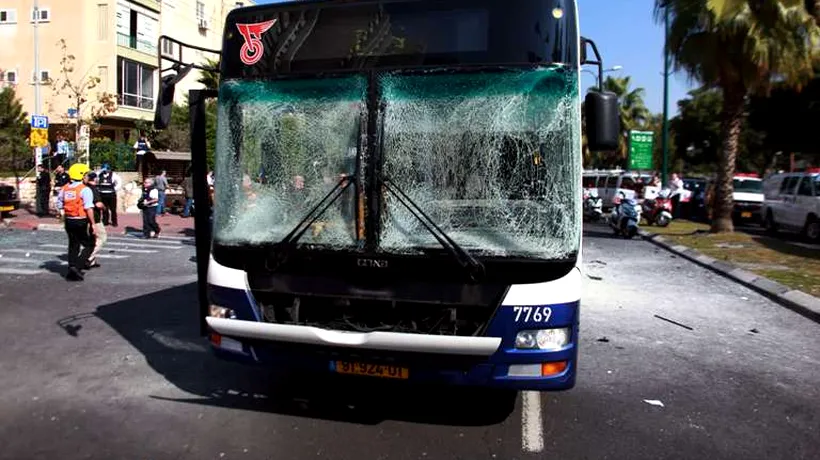 Un palestinian înarmat cu un cuțit a rănit 9 persoane într-un autobuz din Tel-Aviv