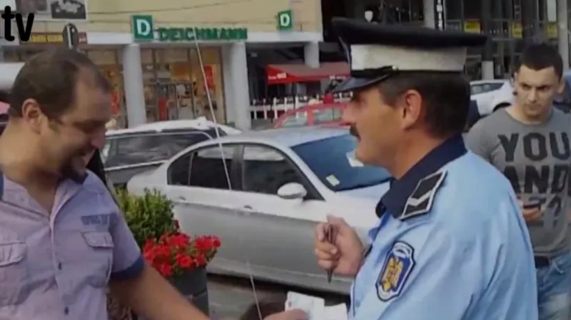 Polițist local din Timișoara, jignit de un pieton nervos: „Ce vrei, mă, actele? Du-te, papagalule, și taci din gură