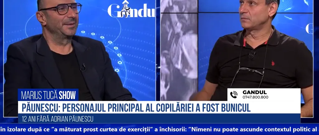 Andrei Păunescu, despre copilăria lui Adrian Păunescu: „Personajul principal a fost bunicul lui. Nu râdea niciodată, nu îi sufla nimeni în față”