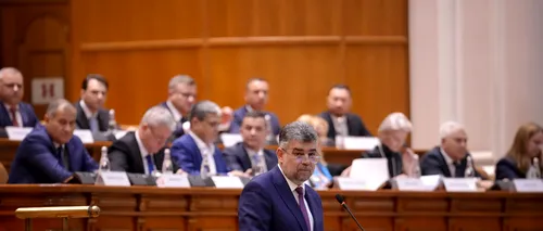 VIDEO | Marcel Ciolacu, după adoptarea bugetului: De la 1 ianuarie, începem proiecte noi / „Începem să devenim un stat serios”