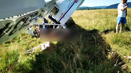 Un AVION de mici dimensiuni s-a prăbușit în județul Brașov. Pilotul a decedat