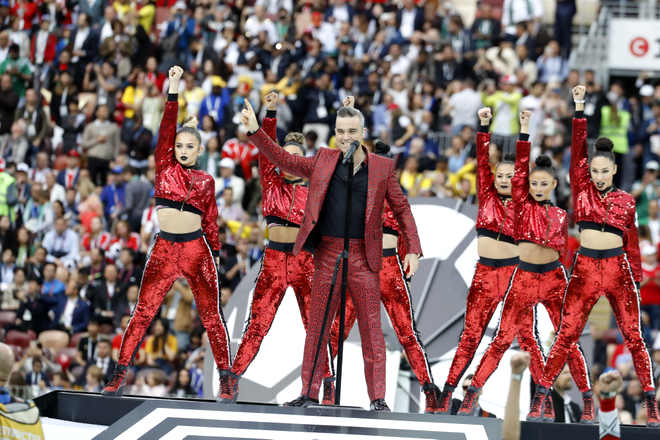Robbie Williams, recital la Cupa Mondiala din Rusia