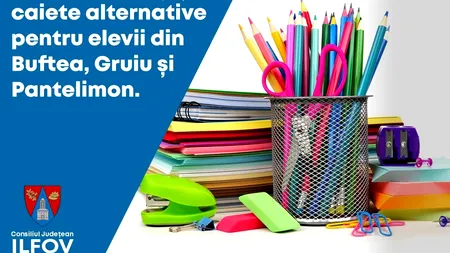 Consiliul Județean Ilfov continuă proiectul „Șanse egale la educație”. Peste 3.000 de copii vor primi rechizite (P)