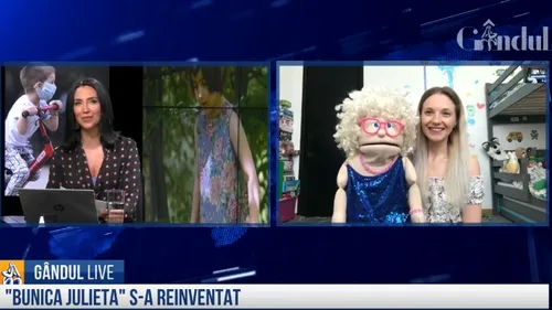 GÂNDUL LIVE. Ventrilocul Crina Zvobodă și „JULIETA”, invitate în emisiune: „Un ventriloc poate vorbi și cu sau fără zâmbet” / „Copiii mei cred cu adevărat în toate personajele”