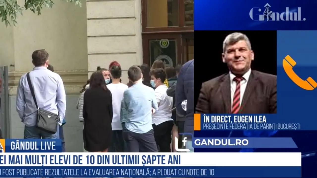 GÂNDUL LIVE. Evaluare Națională și Bac 2020. Eugen Ilea, președintele FNAP și Cristina Tunegaru, profesoară de română, despre examenul maturității și provocările pentru elevi