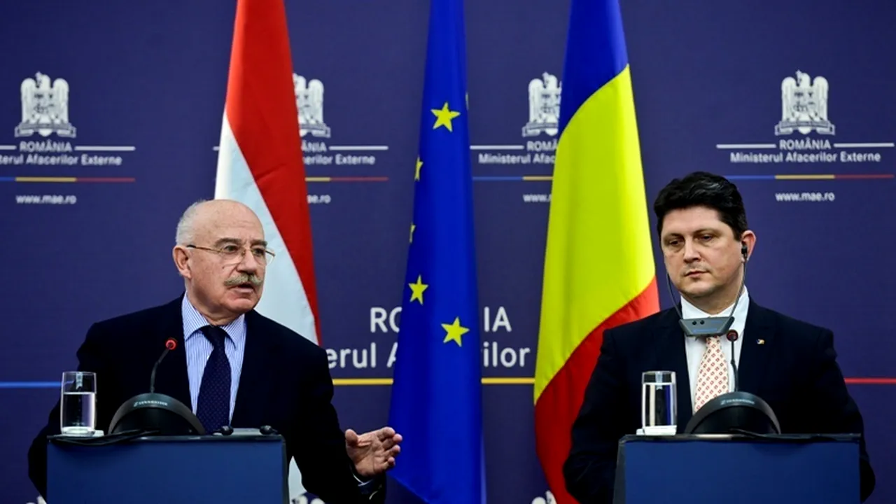 Ministrul ungar de externe la MAE: Dacă cineva vrea să pună aici, în spatele meu, drapelul secuiesc, nu sunt împotrivă