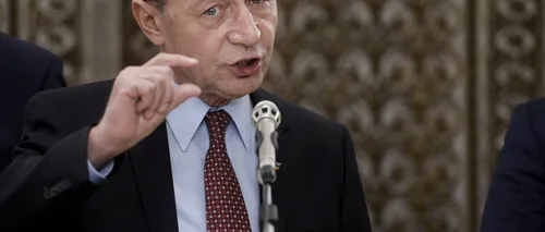 Traian Băsescu: Democrația nu e o chestiune facultativă, ci trebuie apărată cu votul