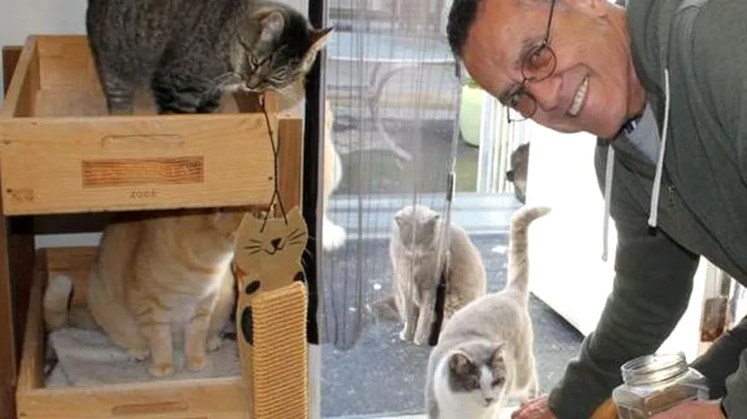 Povestea bărbatului care a hrănit timp de 20 de ani zeci de pisici fără adăpost. Ce s-a întâmplat cu felinele când acesta s-a pensionat