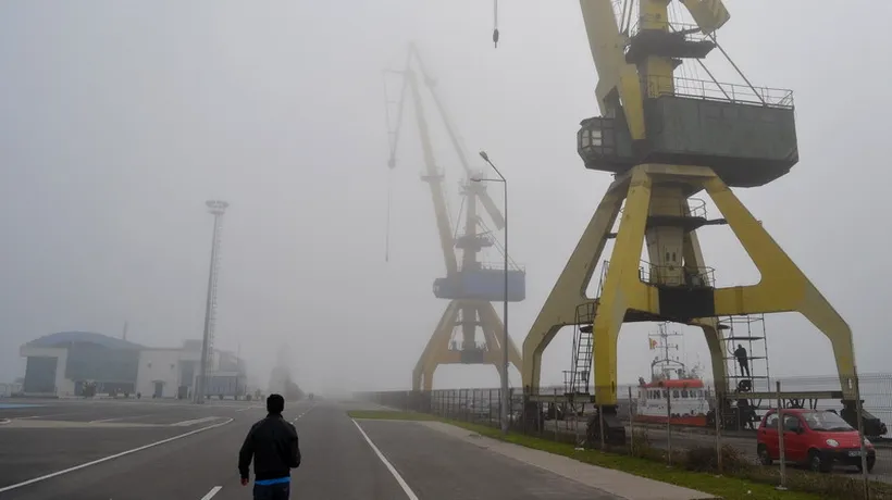 Portul Midia a fost închis din cauza vântului puternic