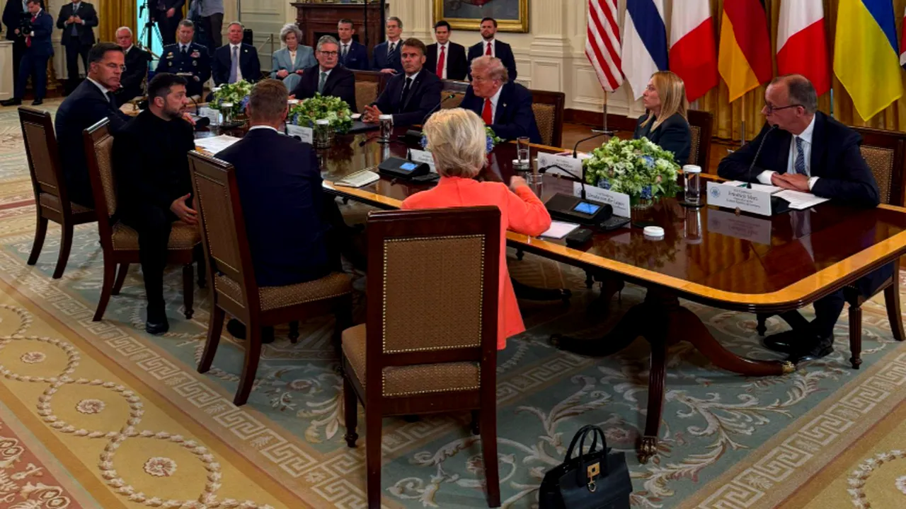 Șefa Comisiei Europene și-a lăsat pe covorul din Biroul Oval POȘETA de mii de euro. „Pe austeritate. Cum îi place lui Bolojan”