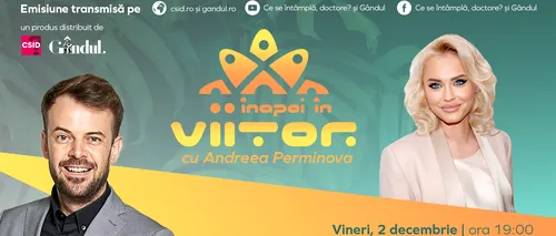 Aurelian Ciocan este invitat la ,,Înapoi în viitor’’, vineri, 2 decembrie, de la ora 19:00