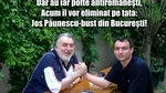 Fiul lui Adrian Păunescu taxează în versuri insistența Institutului de Investigare a Crimelor Comunismului de a retrage statuia tatălui său din București