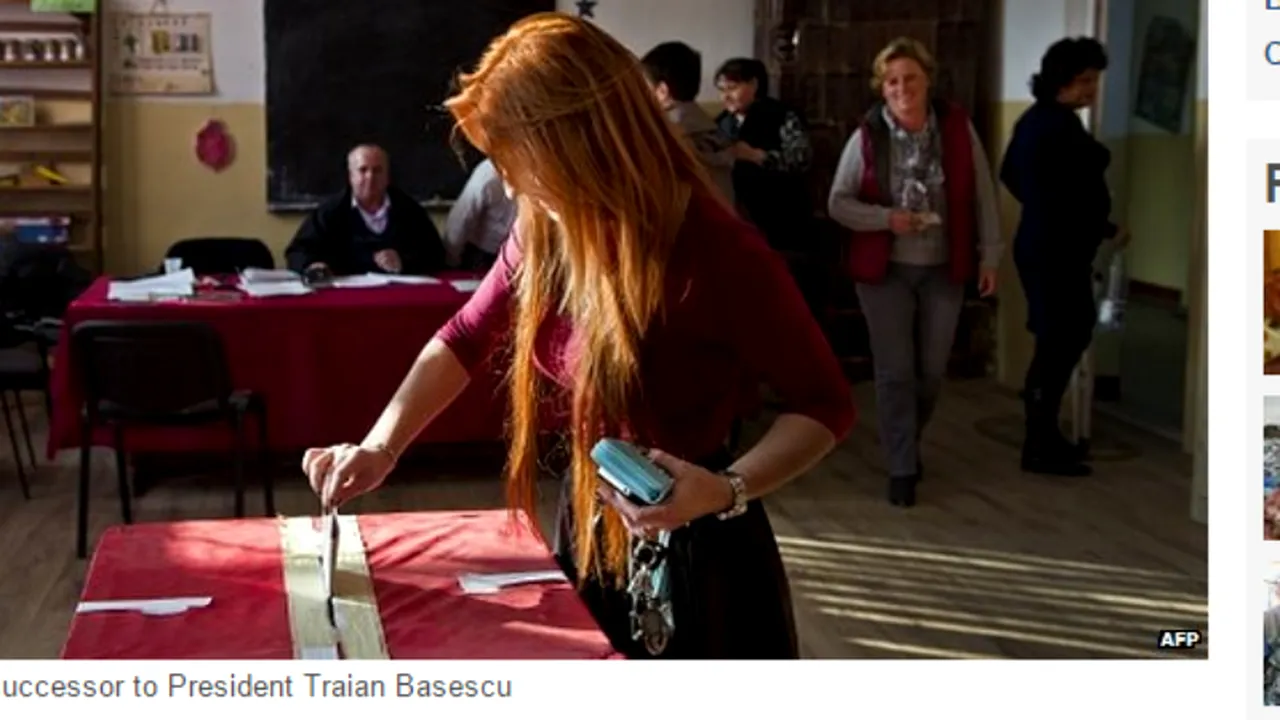 Votul prezidențial din România, în presa internațională. BBC: 