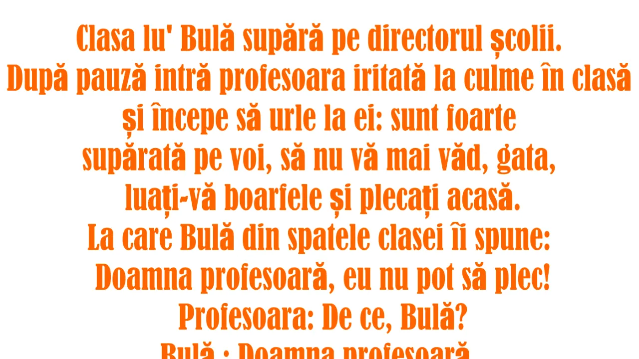 Bancul nopții | Bulă este dat afară de la școală