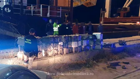 Focuri de avertisment în Portul Constanţa pentru prinderea unor sirieni suspectaţi de contrabandă cu ţigări