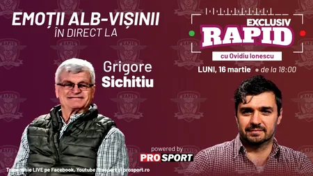 Rapid e pe primul loc în playoff, iar noi vă așteptam de la ora 18:00, la 