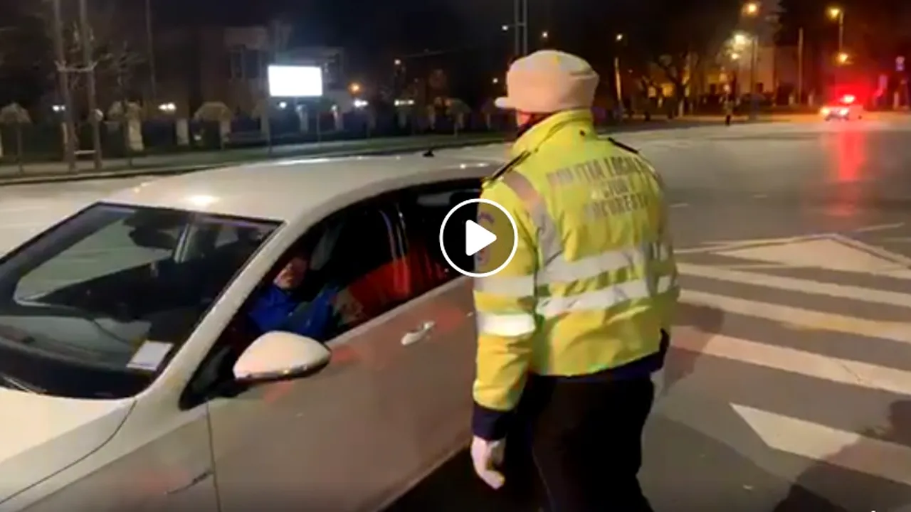 FILTRE ale Brigăzii Rutiere. Ce pățesc bucureștenii care nu respectă restricțiile impuse de Ordonanța Militară (VIDEO)